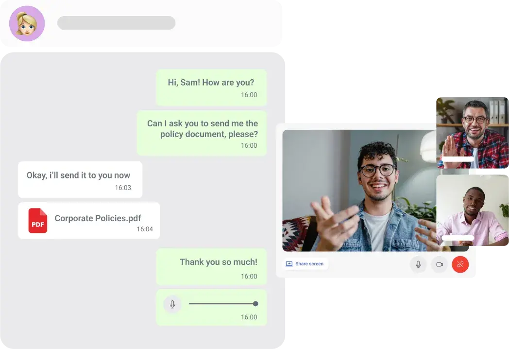 atomic internal communication chat