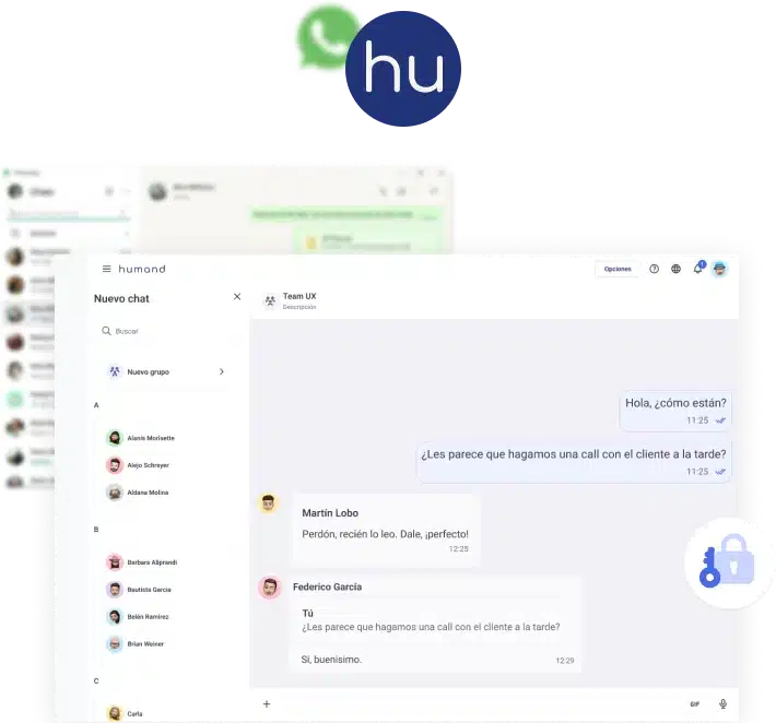 hero humand chat mobile es